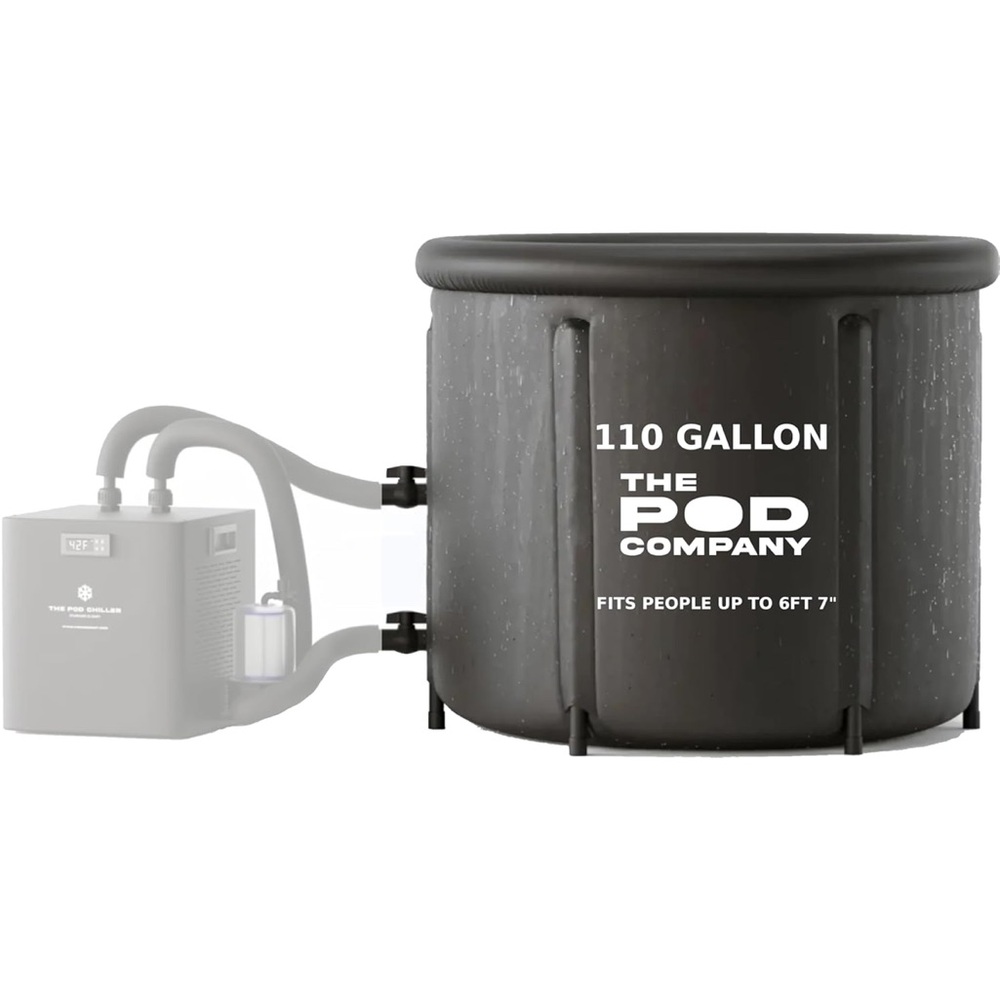 110 Gallon Black Bath Pod